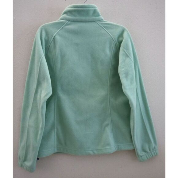 Columbia WL6439 Women's Sz M Mint Green Benton Springs Full Zip Fleece Jacket - Picture 2 of 9